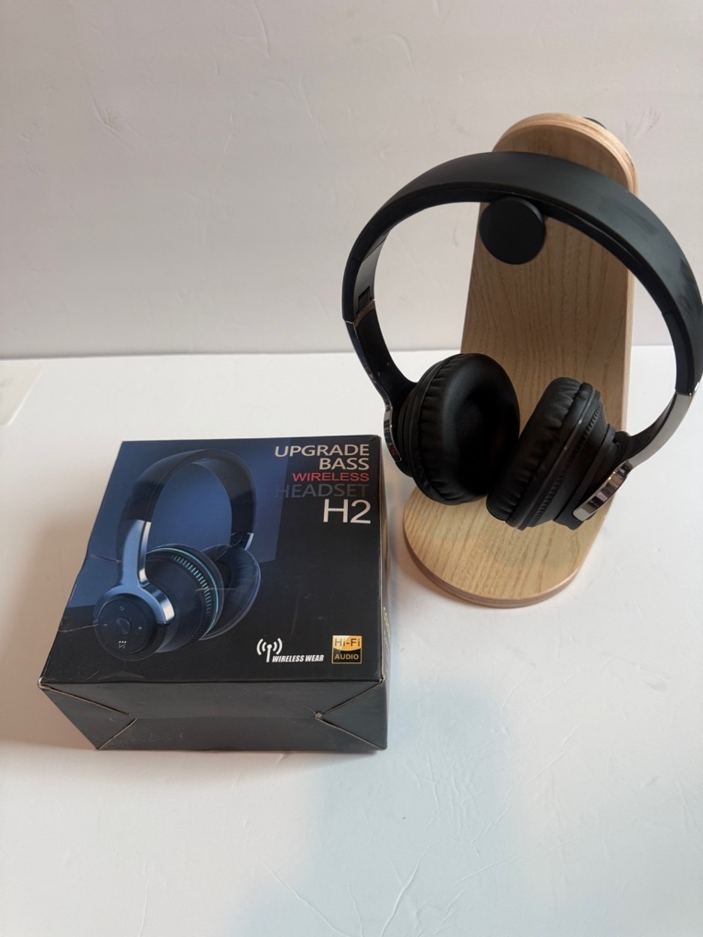 Wireless Over-Ear Headphones - Black